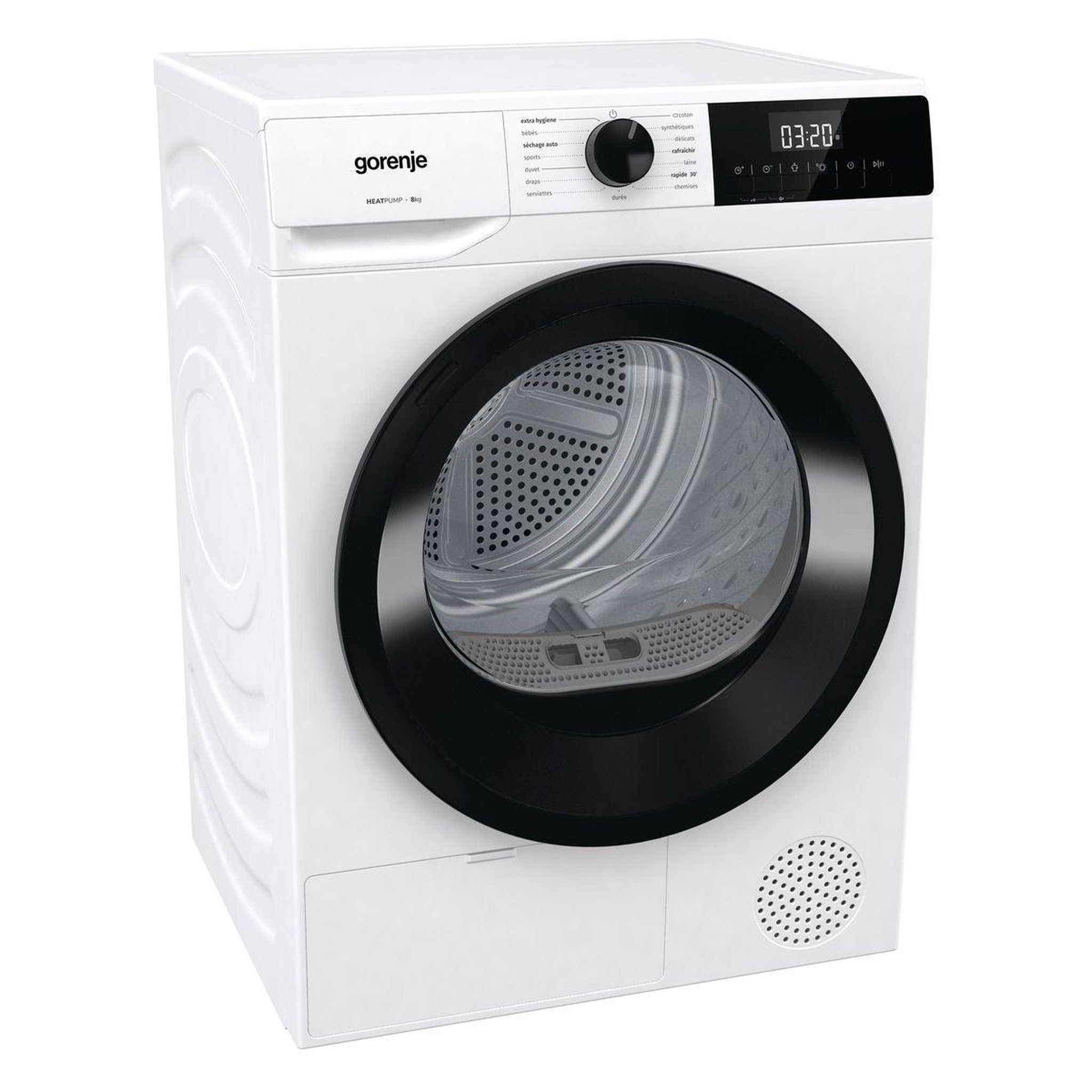 Voir la diapositive 3 : GORENJE Sèche linge pompe à chaleur dhne82