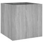 Voir la diapositive 2 : VIDAXL Jardiniere Sonoma gris 40x40x40 cm Bois d'ingenierie