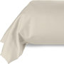 Voir la diapositive 2 : Home collection Taie de traversin 100% coton 57fils