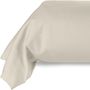 Voir la diapositive 2 : Home collection Taie de traversin 100% coton 57fils