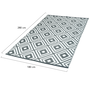 Voir la diapositive 5 : ID MARKET Tapis extérieur ELMA 180 x 280 CM