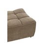 Voir la diapositive 4 : Paris Prix Pouf Matelassé  Grid  92cm Taupe Foncé