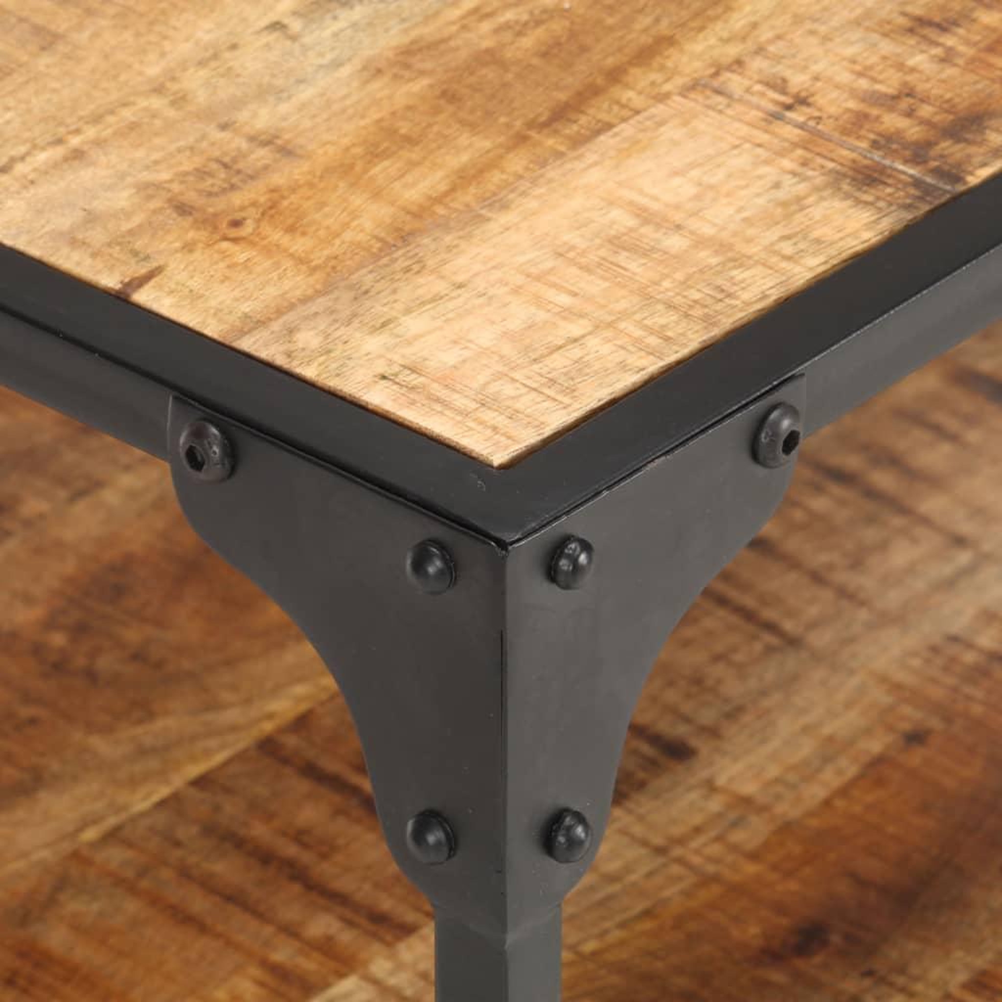 Voir la diapositive 4 : VIDAXL Table basse 60x60x35 cm Bois de manguier massif