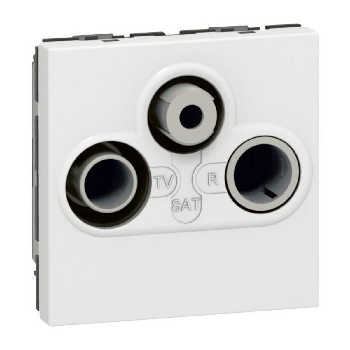 Legrand Mosaic prise TV FM satelite 2 modules