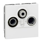 Legrand Mosaic prise TV FM satelite 2 modules