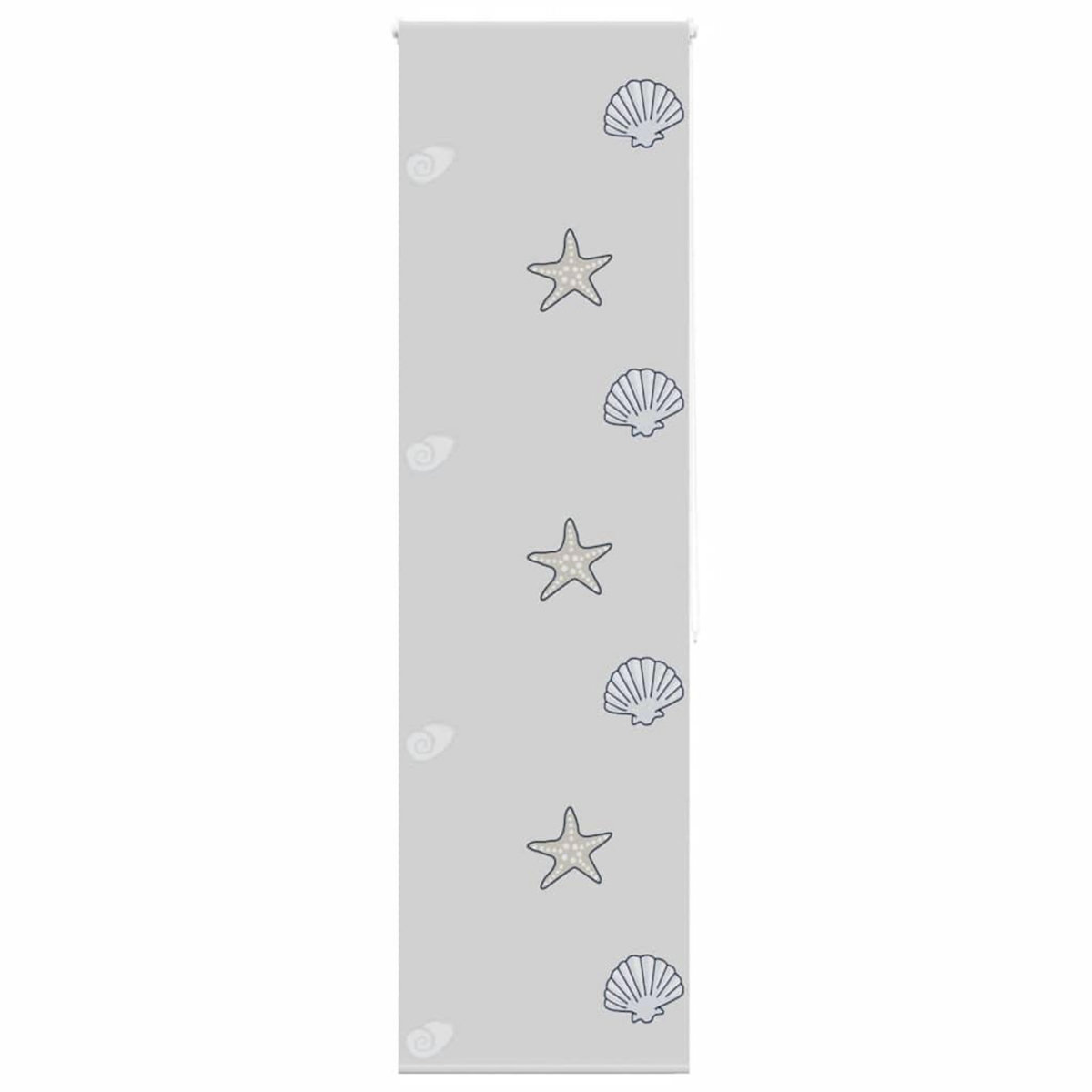 VIDAXL Store enrouleur de douche 80x240 cm largeur du tissu 76 cm