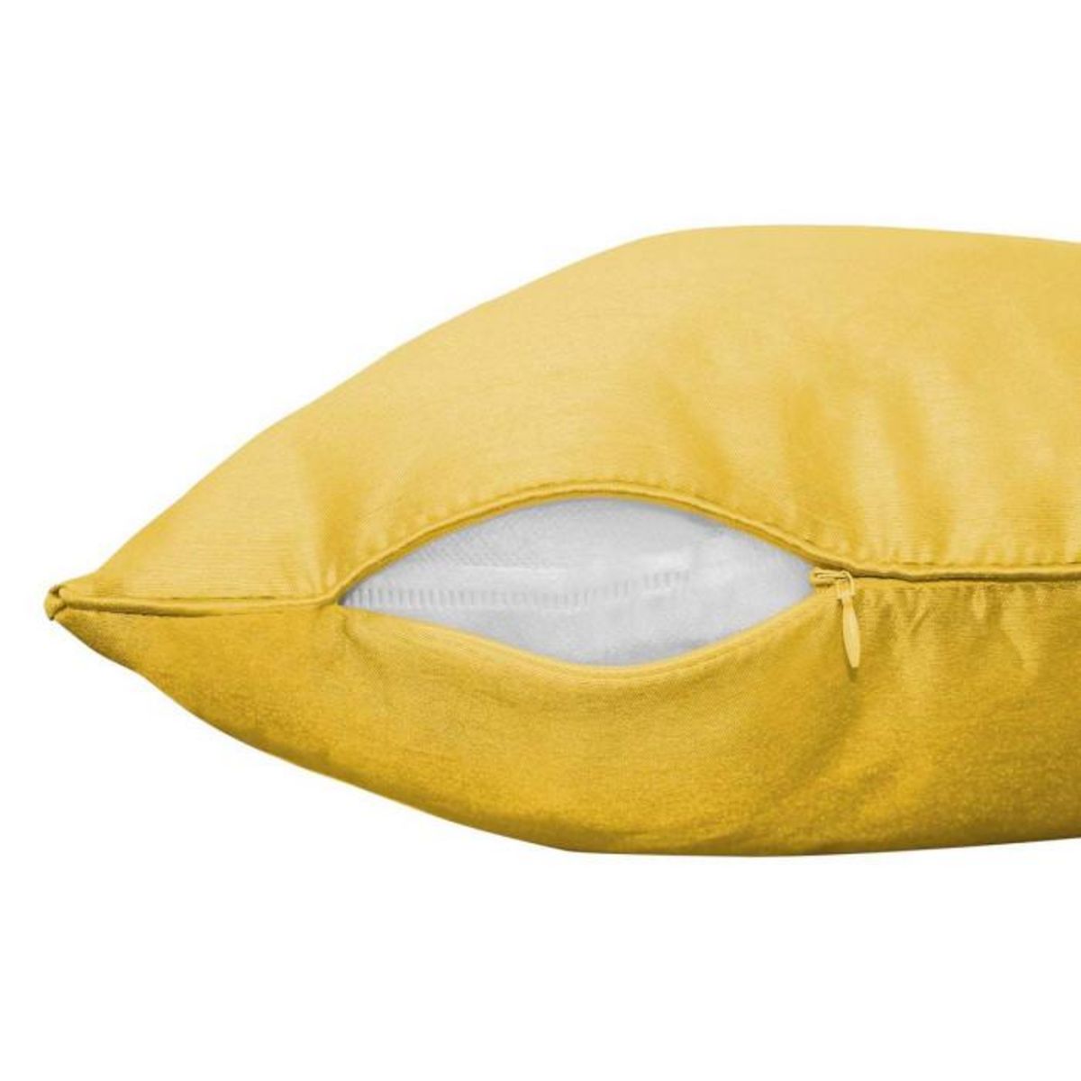 Paris Prix Housse de Coussin  Shana  40x40cm Moutarde