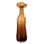 Paris Prix Vase Design en Verre  Eclosion  33cm Marron