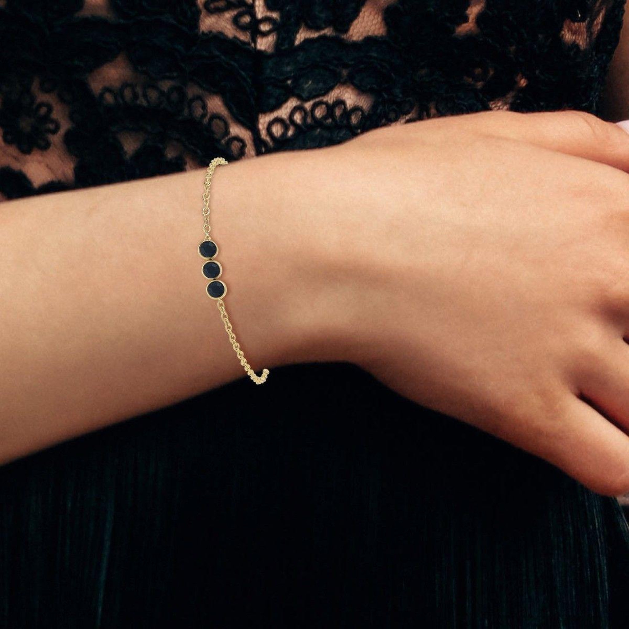 Voir la diapositive 2 : SC BOHEME Bracelet par SC Bohème orné de Cristaux scintillants