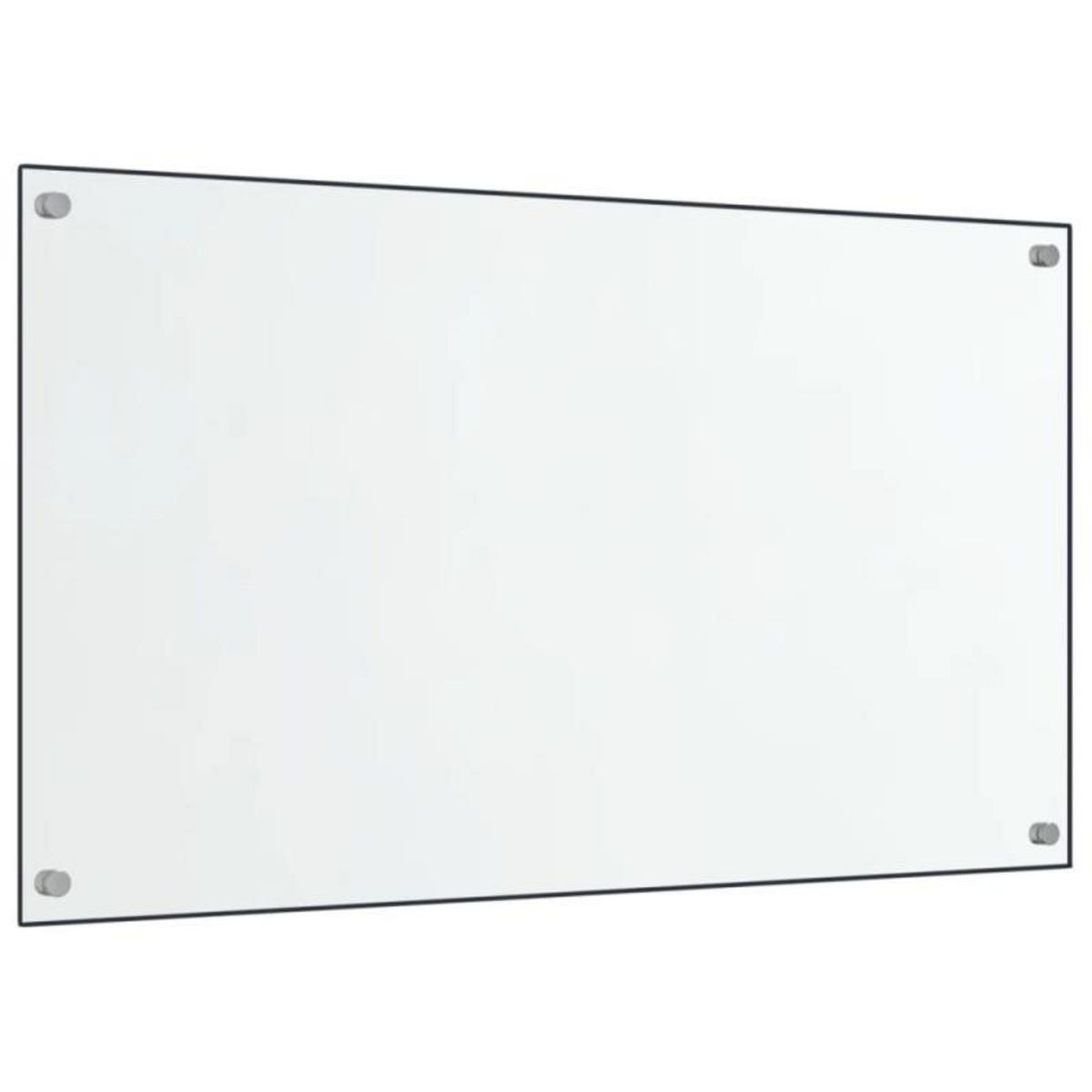 VIDAXL Dosserets de cuisine 2 pcs transparent 70x60 cm verre trempé