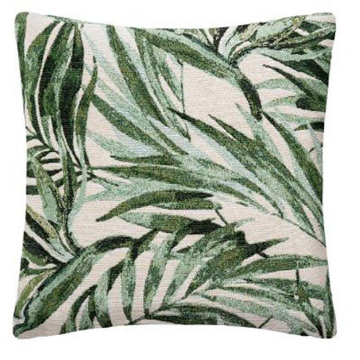 ATMOSPHERA Housse de Coussin  Tropic  40x40cm Vert Cèdre