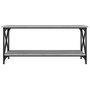 Voir la diapositive 4 : VIDAXL Table basse Sonoma gris 100x45x45 cm Bois d'ingenierie et fer
