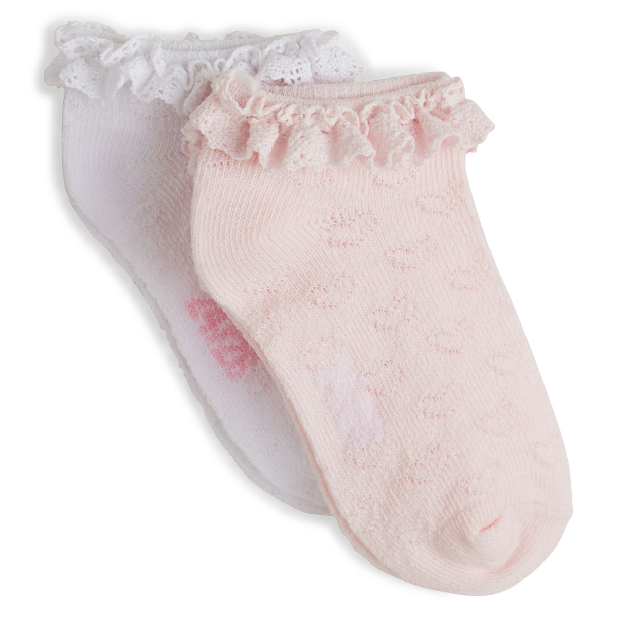 INEXTENSO Lot de 2 socquettes bébé fille