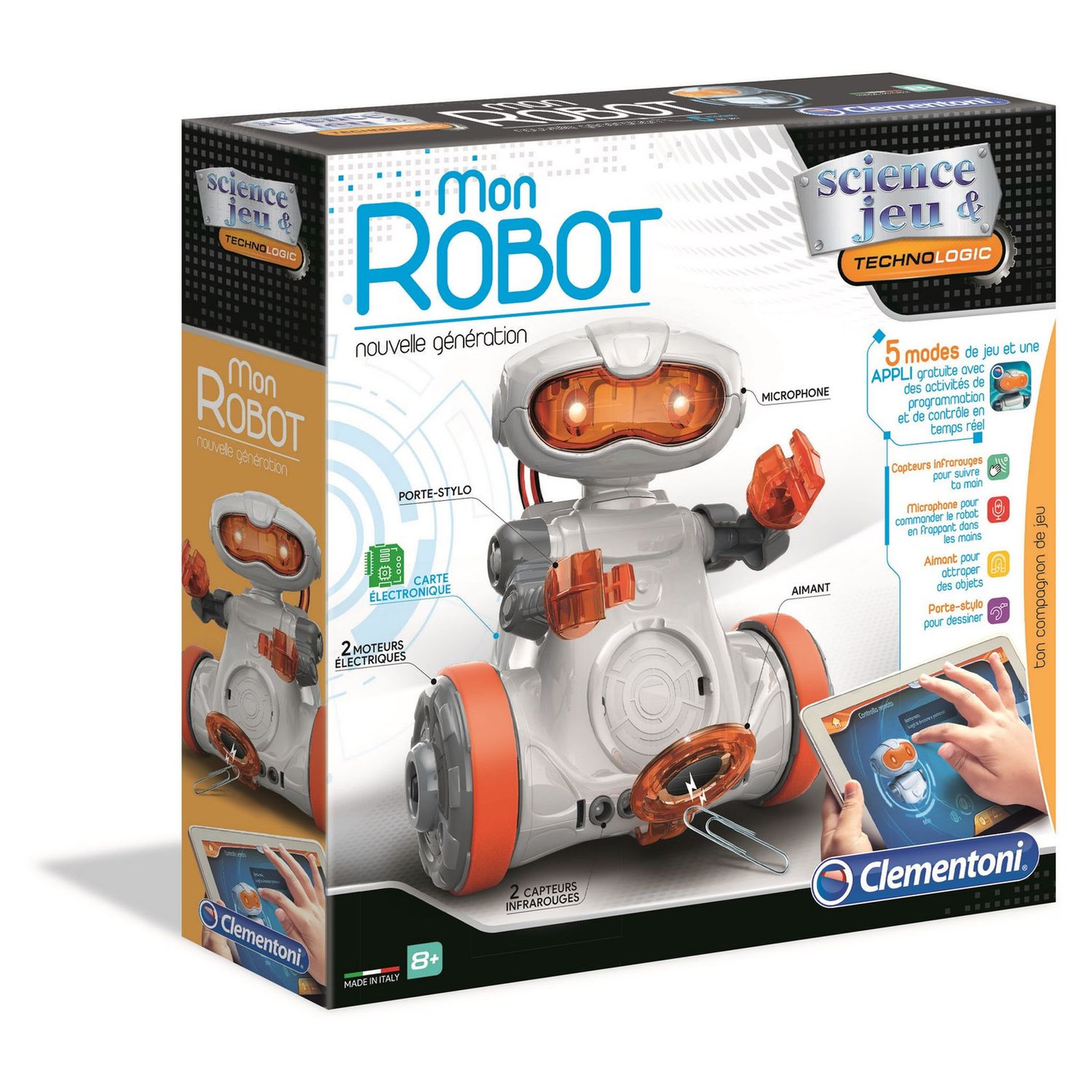 Voir la diapositive 4 : CLEMENTONI Mon robot nouvelle génération