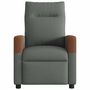 Voir la diapositive 5 : VIDAXL Fauteuil inclinable de massage electrique gris fonce tissu