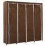 Voir la diapositive 2 : VIDAXL Garde-robe avec 4 compartiments Marron 175x45x170 cm
