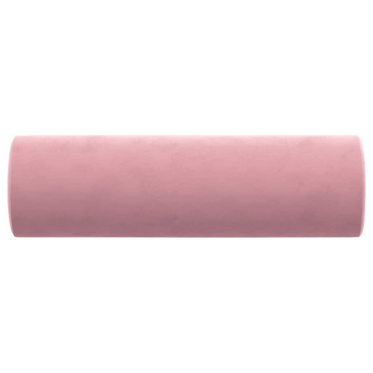 VIDAXL Coussins decoratifs lot de 2 Rose Ø15x50 cm Velours
