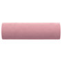 Voir la diapositive 4 : VIDAXL Coussins decoratifs lot de 2 Rose Ø15x50 cm Velours