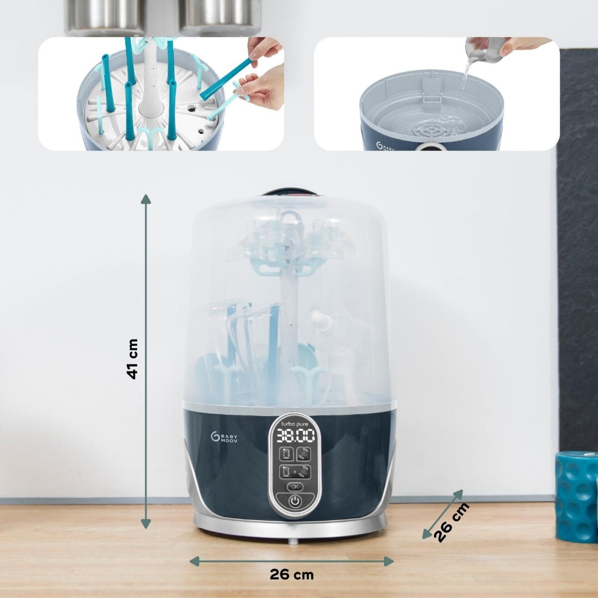 BABYMOOV Stérilisateur Stérilisateur Babymoov Turbo Pure