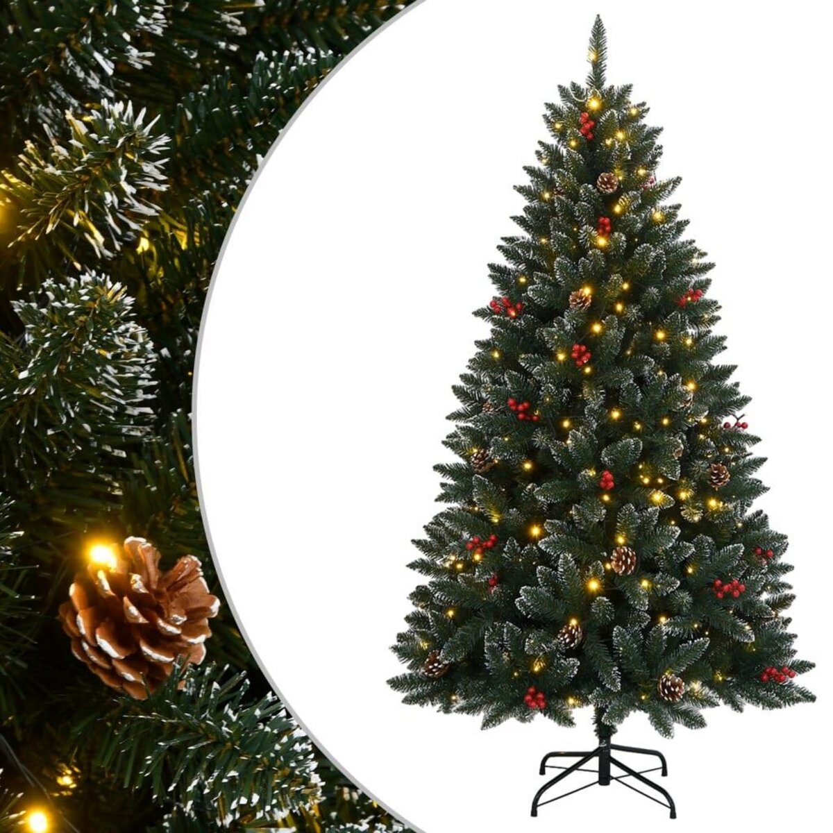 VIDAXL Sapin de Noël artificiel 150 LED 150 cm