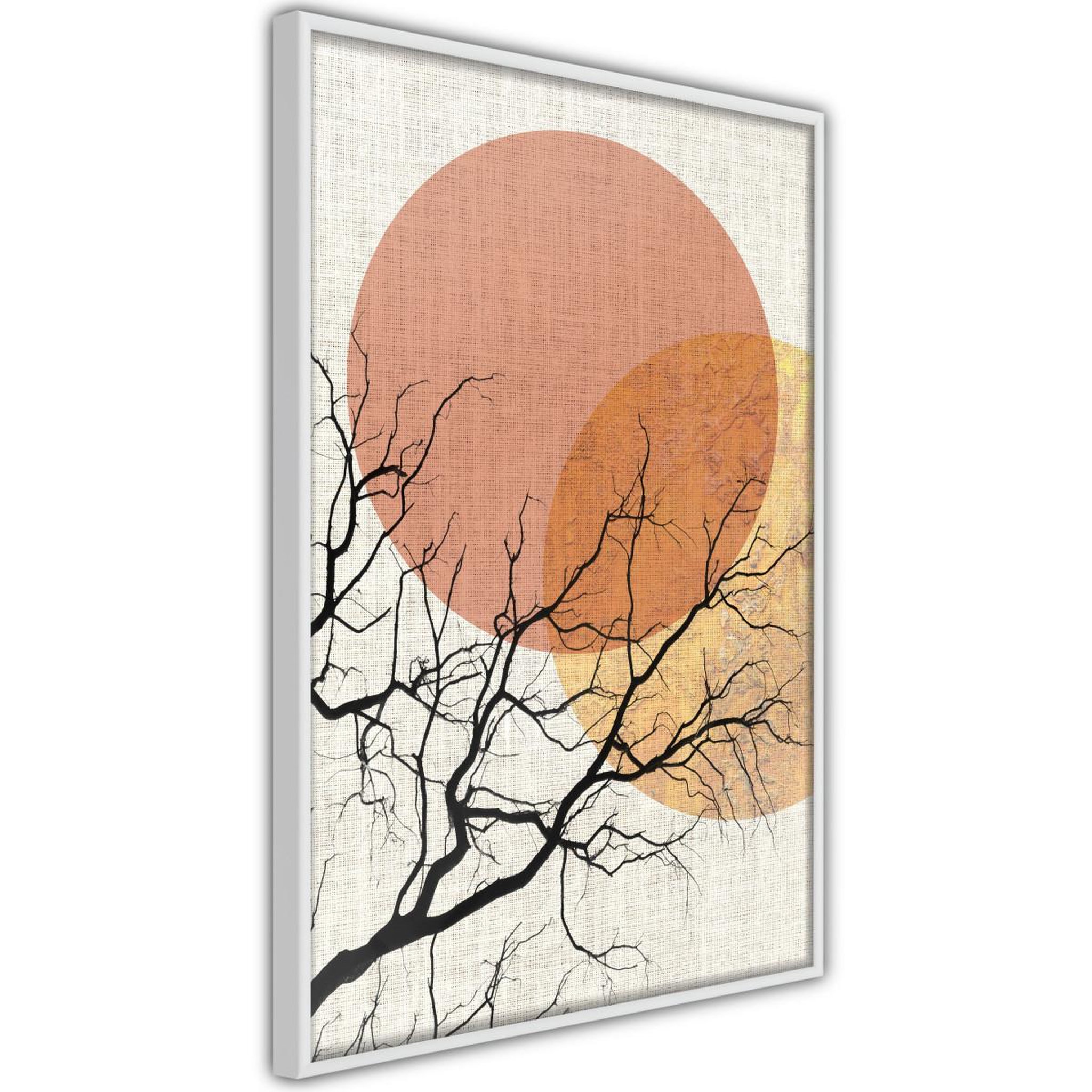 Paris Prix Affiche murale encadrée  gloomy tree