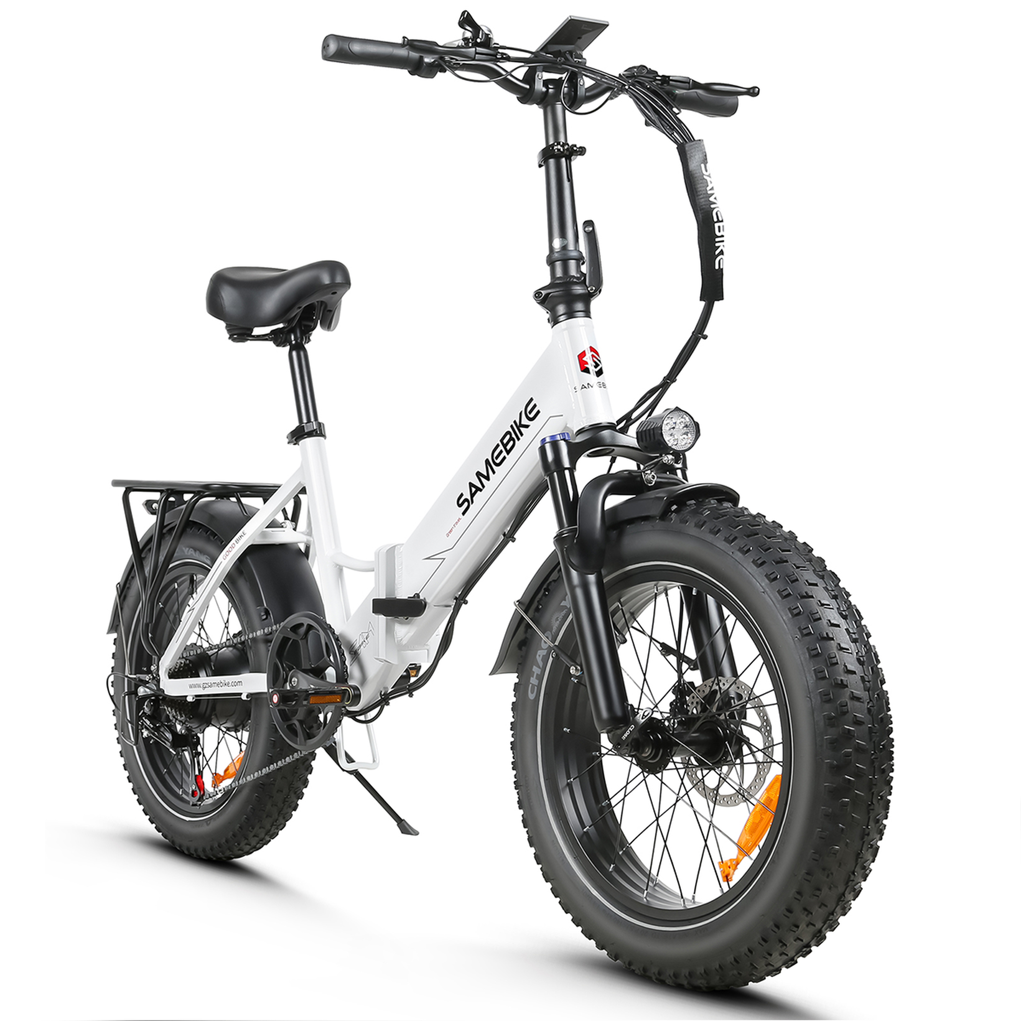 Voir la diapositive 3 : SAMEBIKE Vélo électrique pliant SAMEBIKE LOTDM200-II