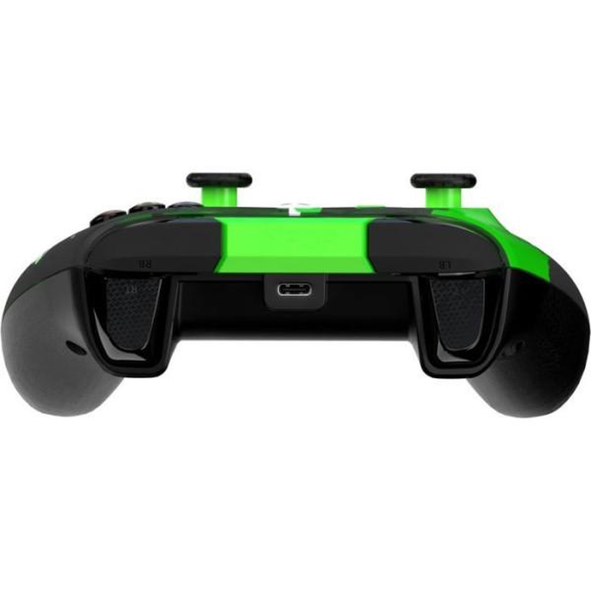 Voir la diapositive 2 : PDP Xbox REMATCH GLOW Wired controller Jolt Green