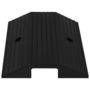 Voir la diapositive 4 : VIDAXL Rampes de seuil de pont 3 pcs 49x40x8 cm Caoutchouc