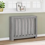 VIDAXL Cache-radiateur sonoma gris 104x20x82 cm bois d'ingenierie