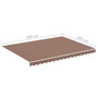 Voir la diapositive 6 : VIDAXL Tissu de remplacement pour auvent Marron 4x3 m