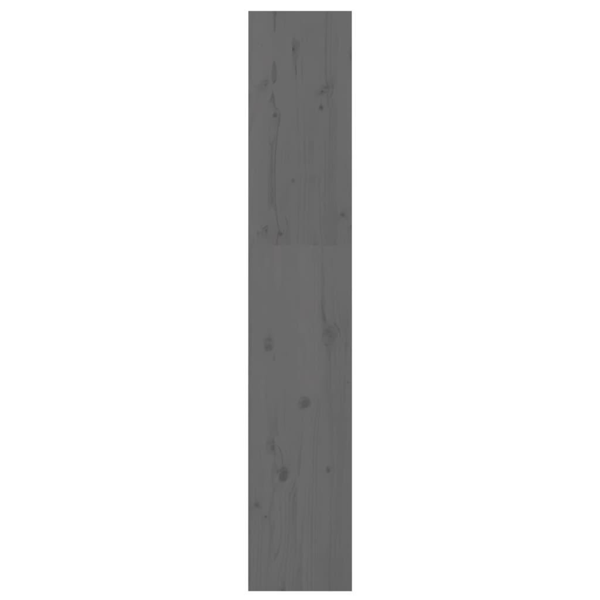 Voir la diapositive 4 : VIDAXL Bibliotheque/Separateur de piece Gris 60x30x167,5 cm Pin massif