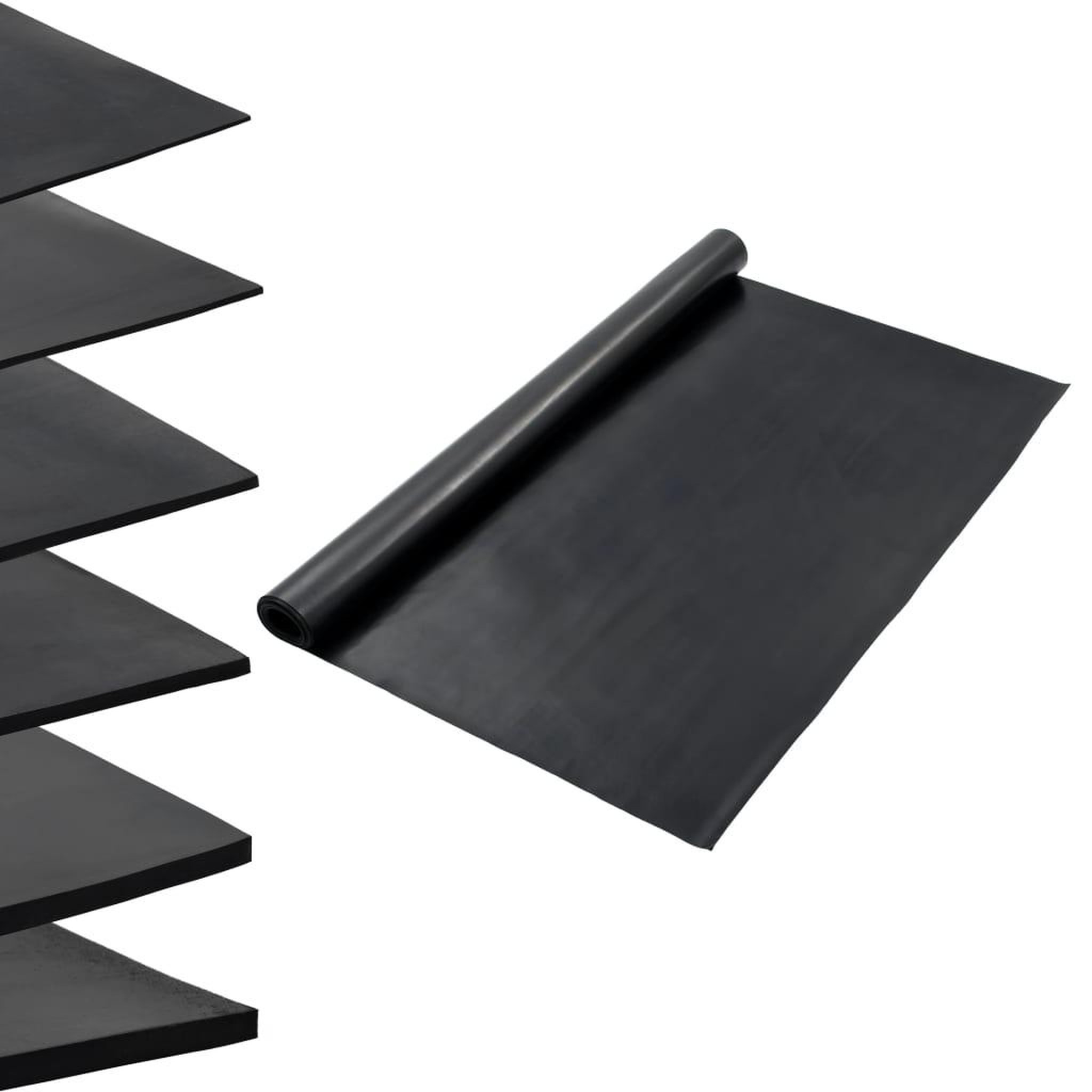 Voir la diapositive 1 : VIDAXL Tapis en caoutchouc antiderapant 1,2x2 m 1 mm Lisse