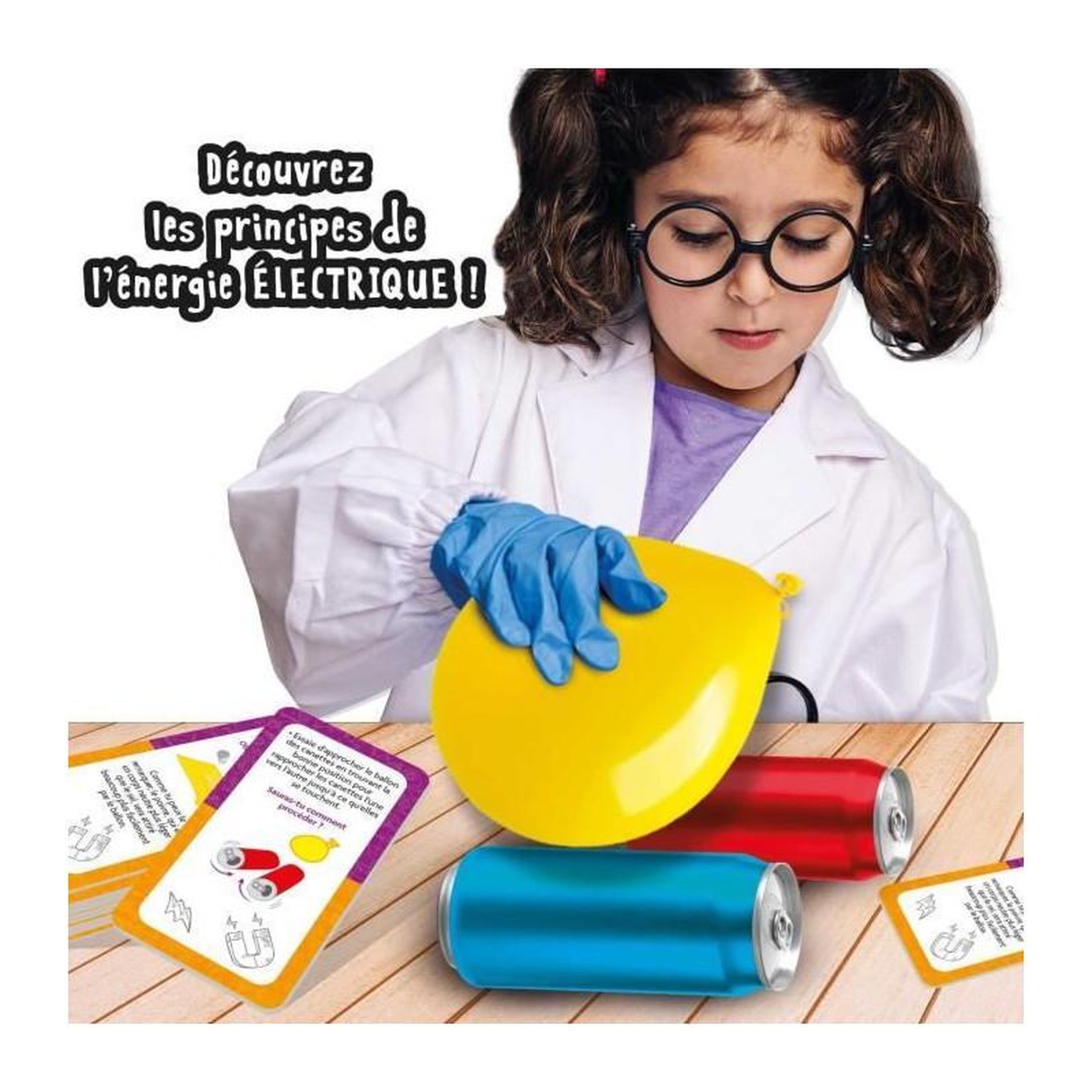 Voir la diapositive 4 : Genius Kit Scientifique Lisciani-Giochi Découverte de l'électricité - I'M A GENIUS POCKET
