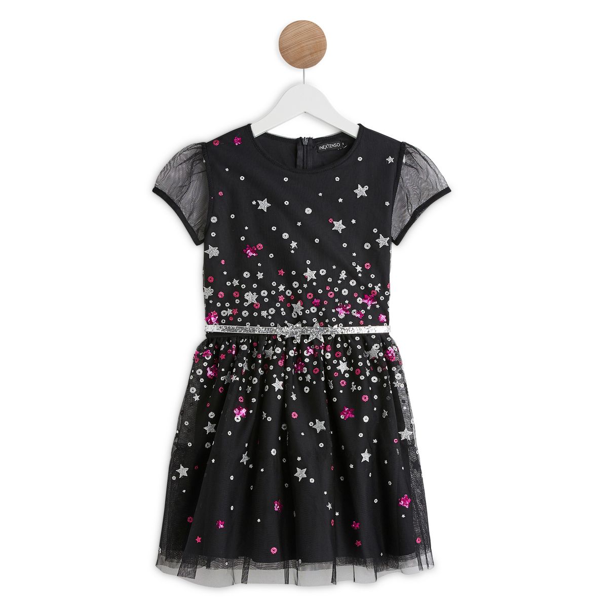 INEXTENSO Robe de fête en tulle fille