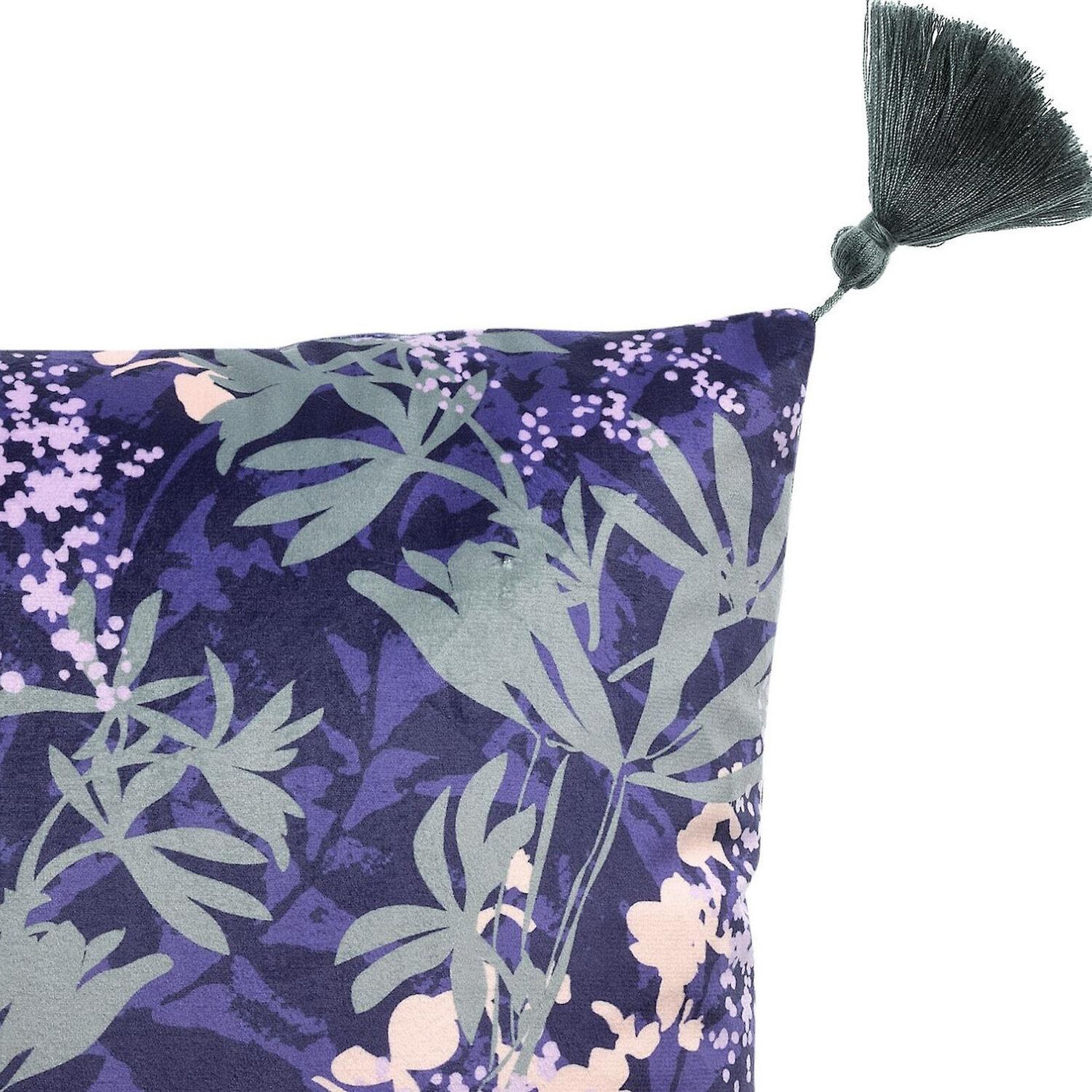 Voir la diapositive 2 : Les Ateliers du Linge Coussin imprime 100% polyester paola