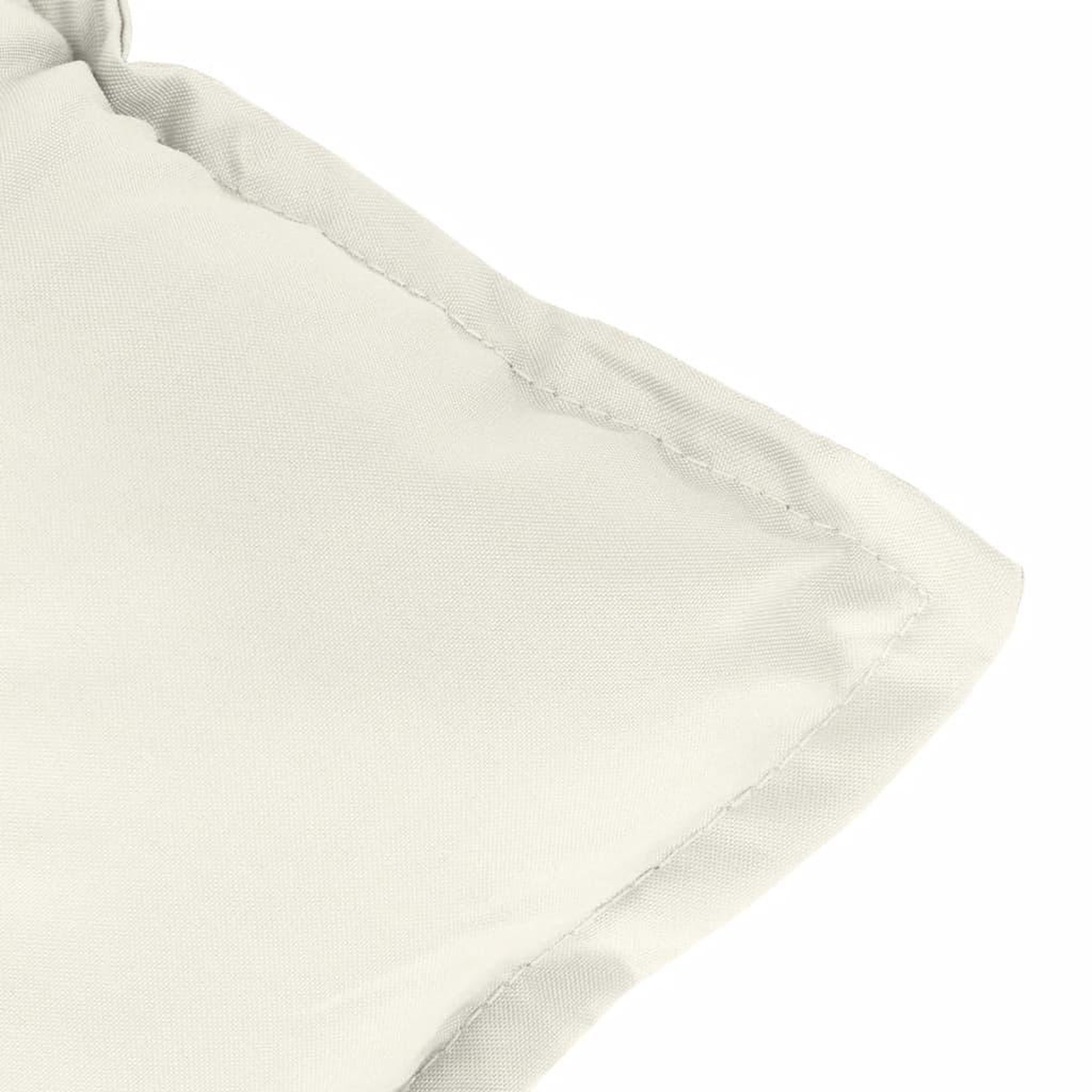 Voir la diapositive 5 : VIDAXL Coussin de banc de jardin creme melange 120x50x7 cm tissu