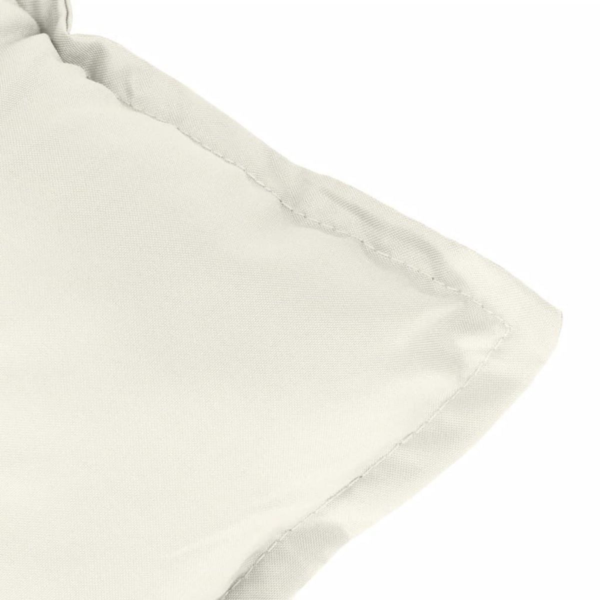 VIDAXL Coussin de banc de jardin creme melange 120x50x7 cm tissu