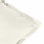 Voir la diapositive 5 : VIDAXL Coussin de banc de jardin creme melange 120x50x7 cm tissu