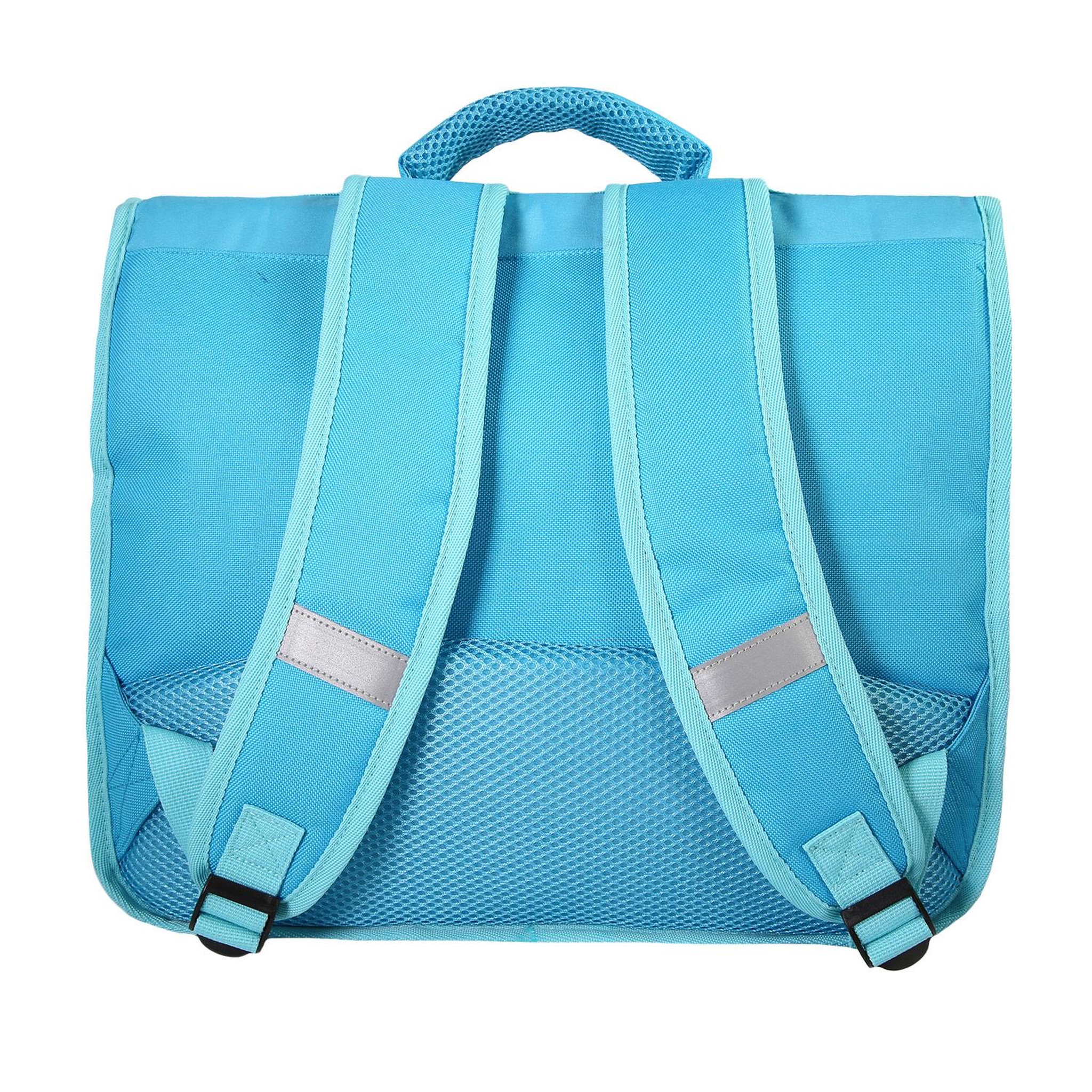 Voir la diapositive 4 : Bagtrotter Cartable Scolaire Primaire 38cm Vaiana Disney Bleu  2 Compartiments Bagtrotter