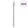 Voir la diapositive 1 : VIDAXL Piquets de tente 24 pcs forme de V 29,5cm Ø20mm acier galvanise