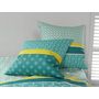 Voir la diapositive 3 : ATELIER DU COTON Parure housse de couette 100% coton 57fils malphite