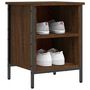 Voir la diapositive 3 : VIDAXL Armoire a chaussures chene marron 38x35x50 cm bois d'ingenierie