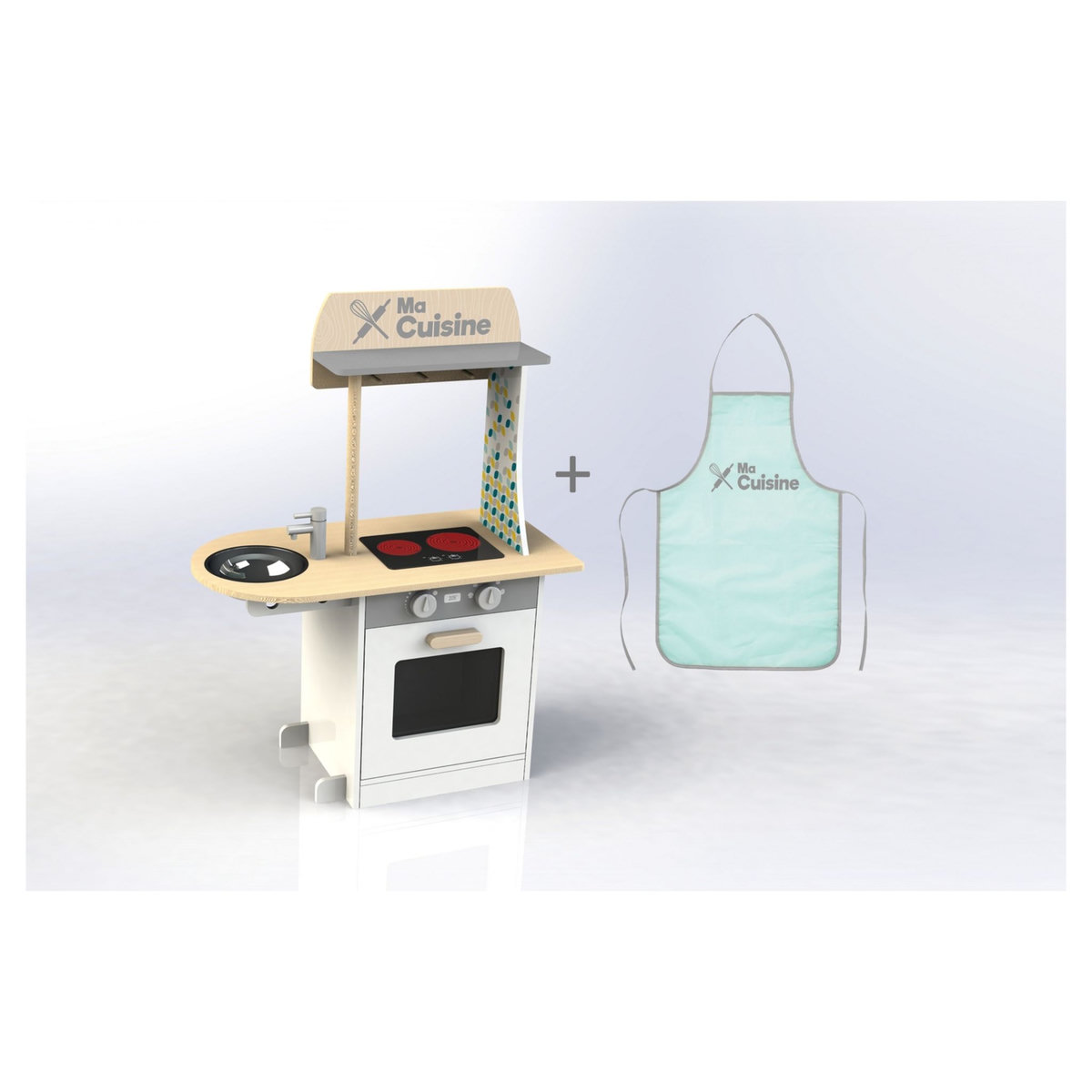 ALOYA Cuisine 90 cm en bois