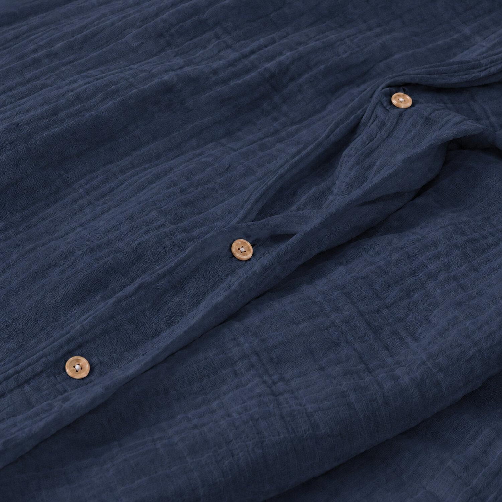 Voir la diapositive 5 : Les Ateliers du Linge Parure de couette 100% gaze de coton lavé