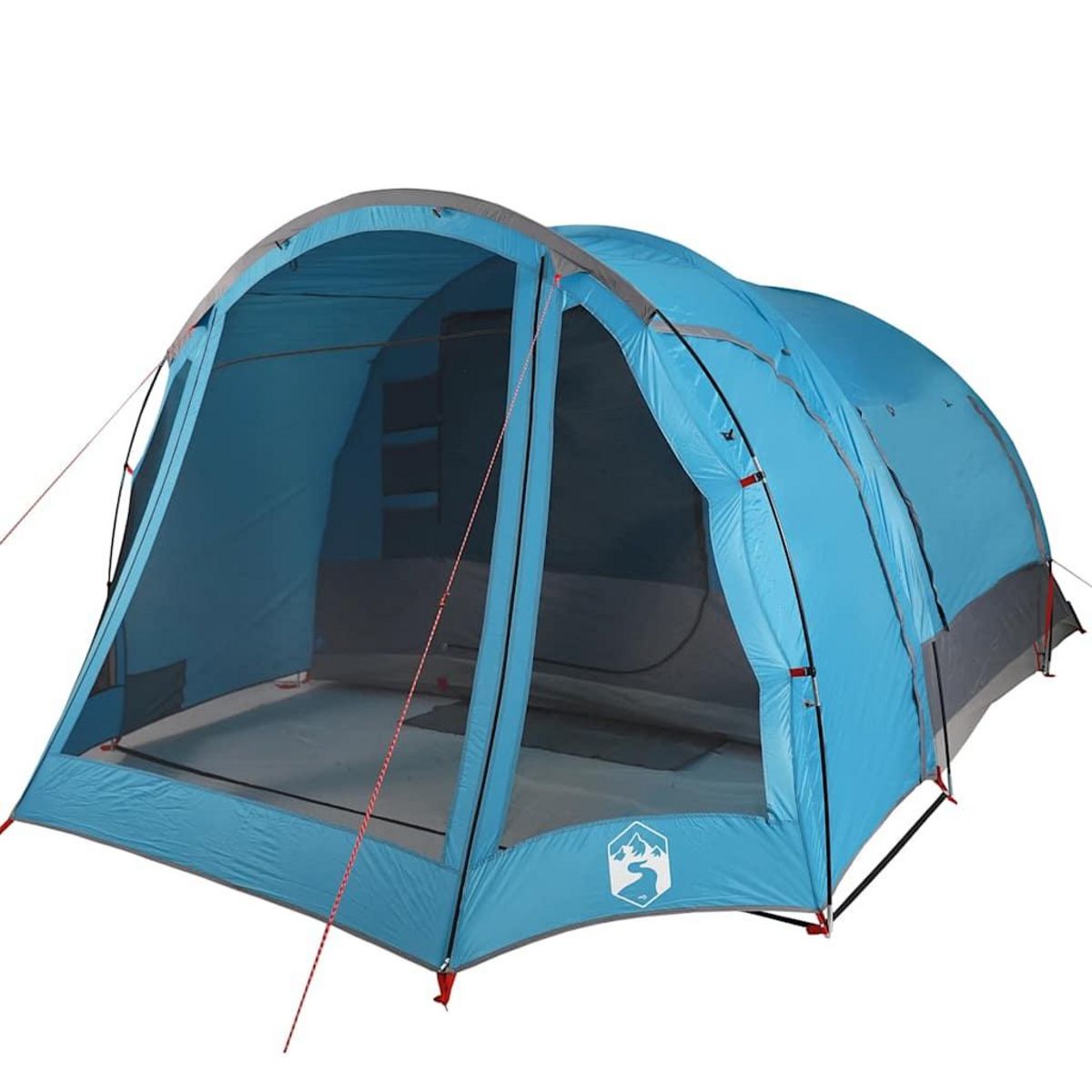 VIDAXL Tente familiale 6 personnes bleu impermeable