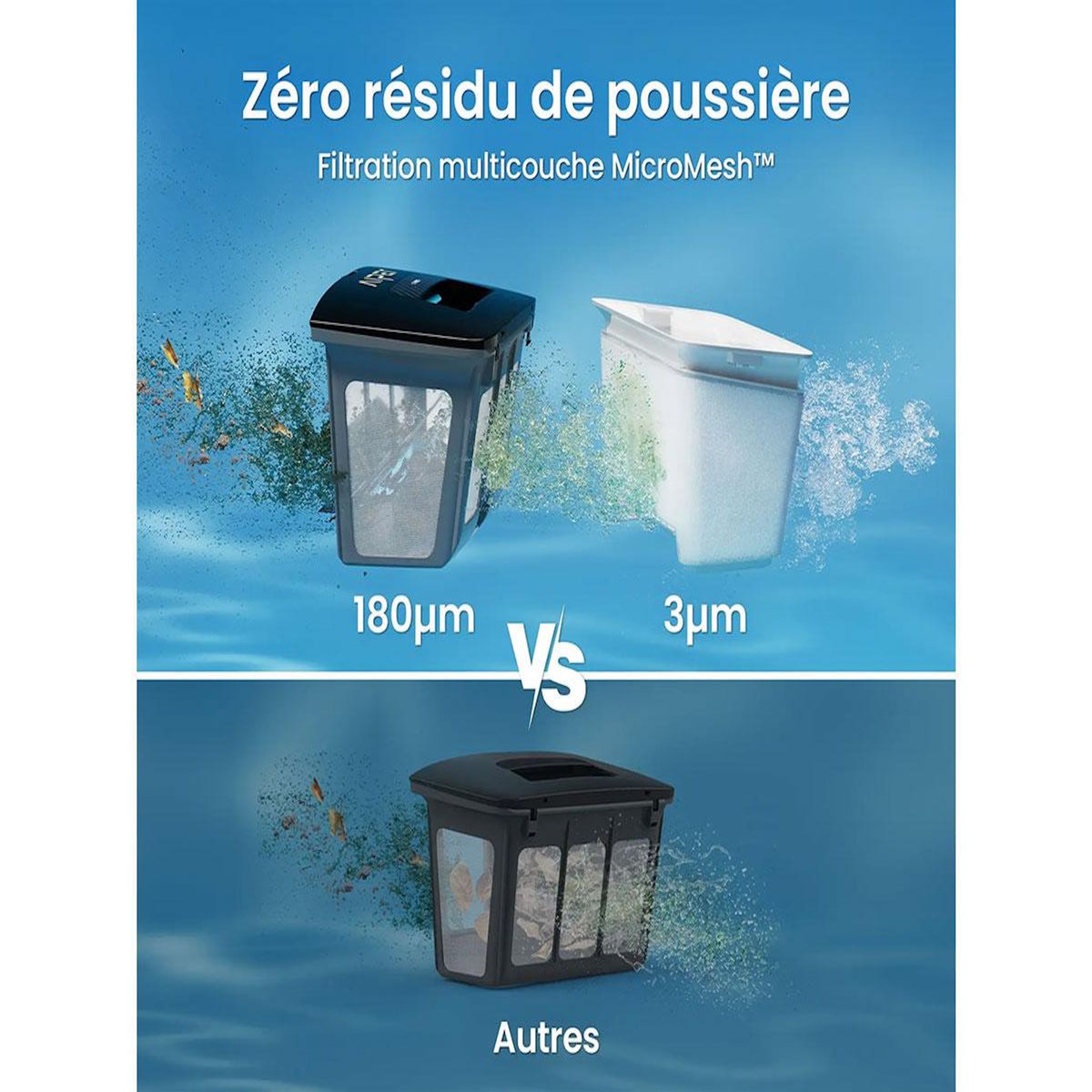 JARDIDECO Robot de piscine sans fil Scuba V3 - Aiper