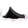 Voir la diapositive 6 : VIDAXL Cales de roues 2 pcs 25x10x11,5 cm plastique