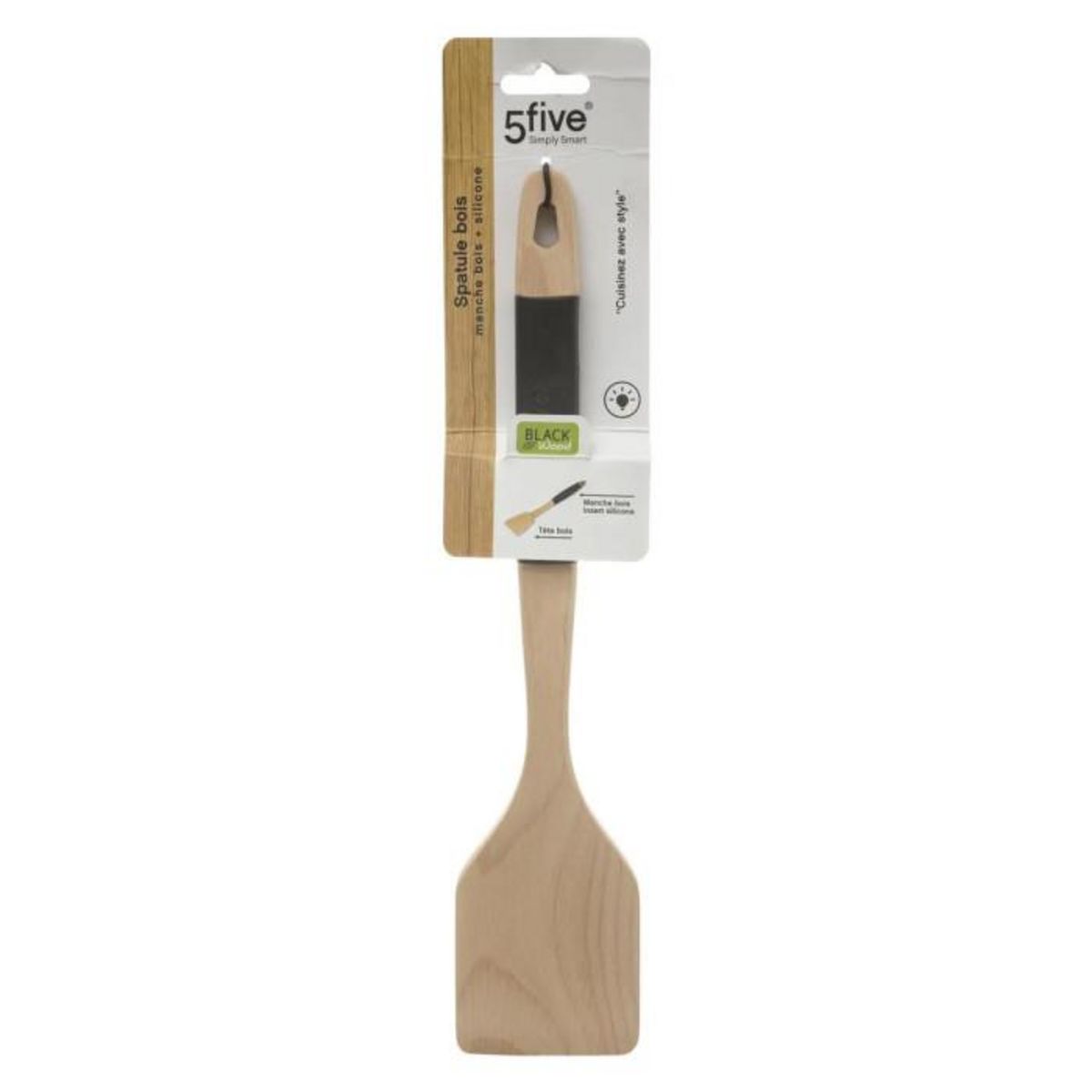 Paris Prix Spatule en Bois  Black Wood  32cm Naturel