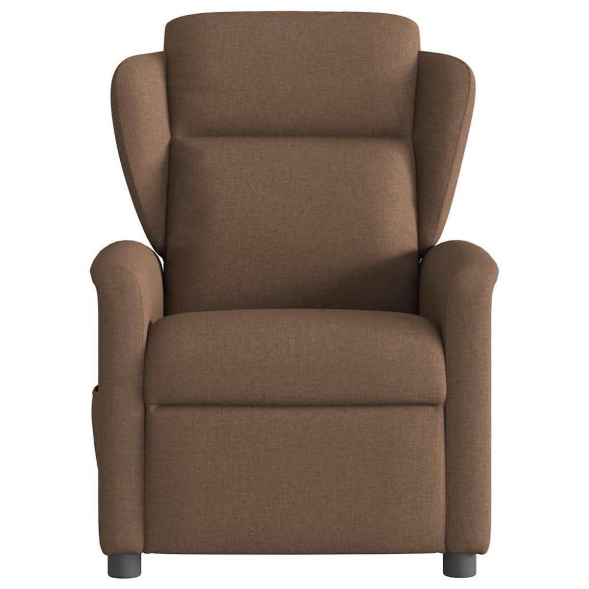 VIDAXL Fauteuil de massage inclinable Marron Tissu