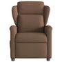 Voir la diapositive 3 : VIDAXL Fauteuil de massage inclinable Marron Tissu